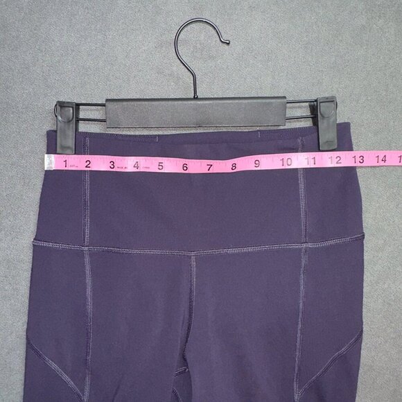 🍇 Lululemon Anew Crop (21") - Black Grape - Size 6 - Excellent Condition 💜 - Picture 9 of 16